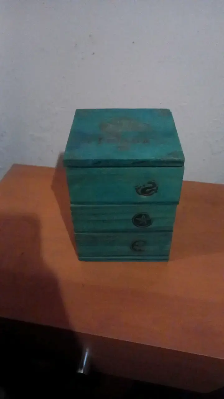 Caja triada Piratas y Corsarios,color calipso - 1
