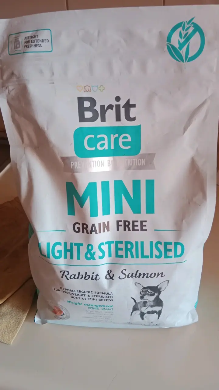 Alimento Brit Care Mini Grain Free para perros esterilizados