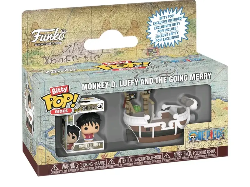 Figura Funko Pop Monkey D. Luffy y Going Merry - 1