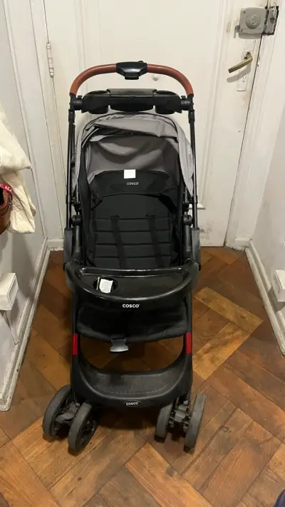 Coche de bebé plegable con manillar ajustable - miniatura 3