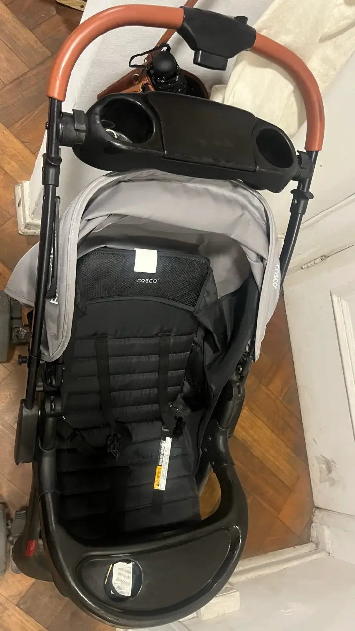Coche de bebé plegable con manillar ajustable - 5