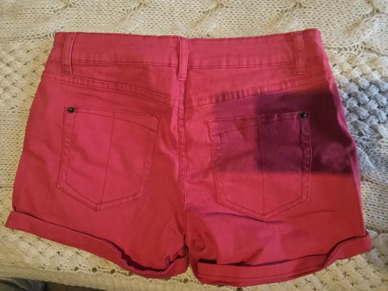 Shorts mezclilla rojos mujer Opposite 38 - 3