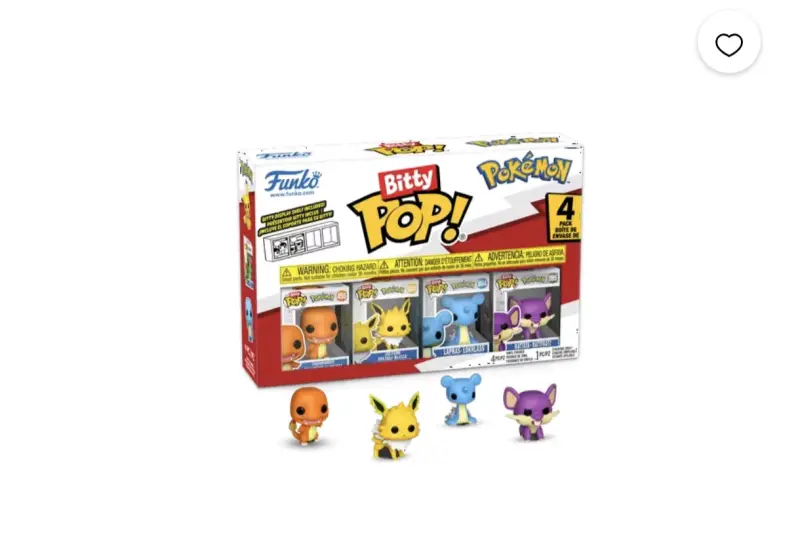 Set de Figuras Funko Pop Pokémon Bitty Pop 4 Pack - 1