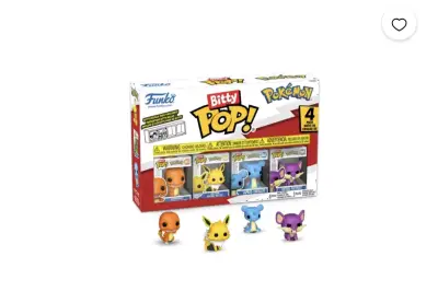 Set de Figuras Funko Pop Pokémon Bitty Pop 4 Pack - miniatura 1