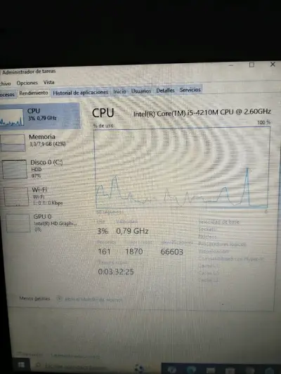 Laptop HP ProBook Intel Core i5 usada - miniatura 3