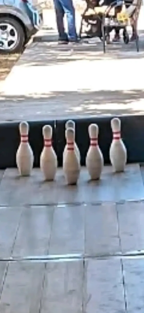 Juego de bolos bowling originales usados - 5