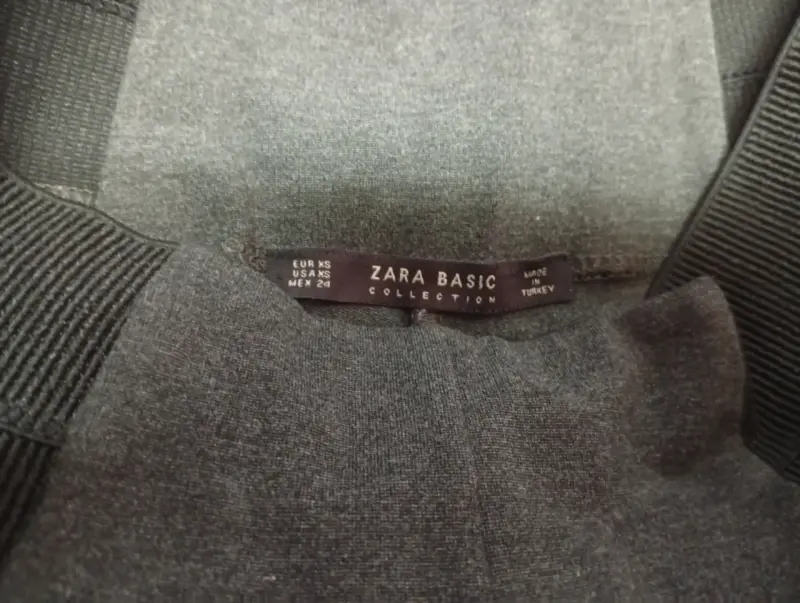 Pantalones de mujer gris oscuro con cintura elástica - 2