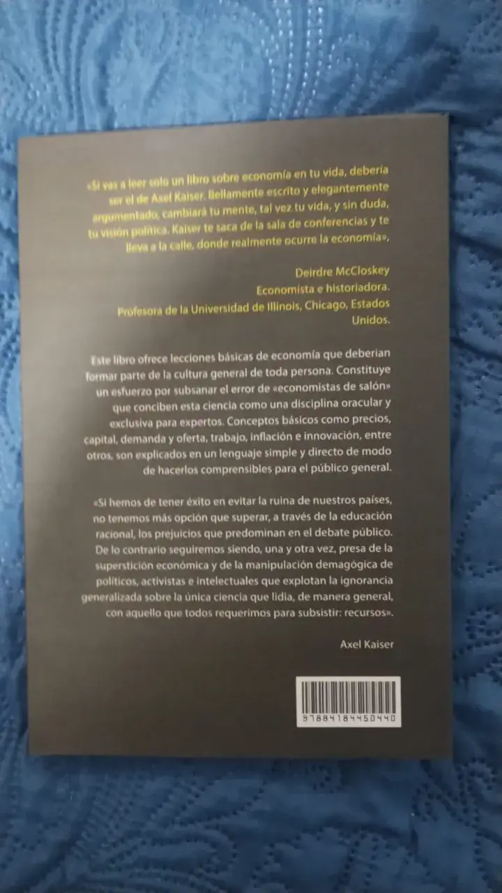 Libro 'El Economista Callejero' de Axel Kaiser - 2