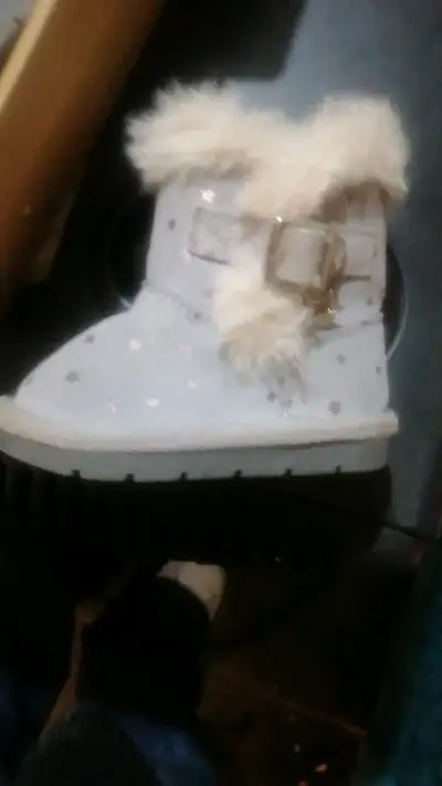 Botas de invierno para niños con forro de peluche - miniatura 1