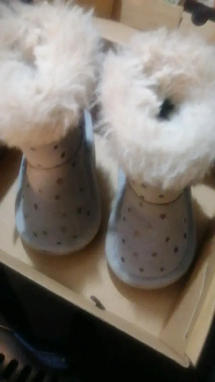 Botas de invierno para niños con forro de peluche - 2