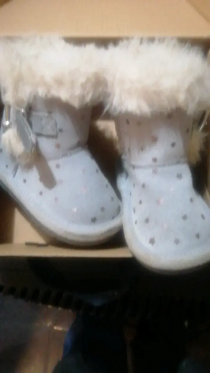 Botas de invierno para niños con forro de peluche - 3