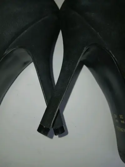 Zapatos de cuero negros mujer - miniatura 4
