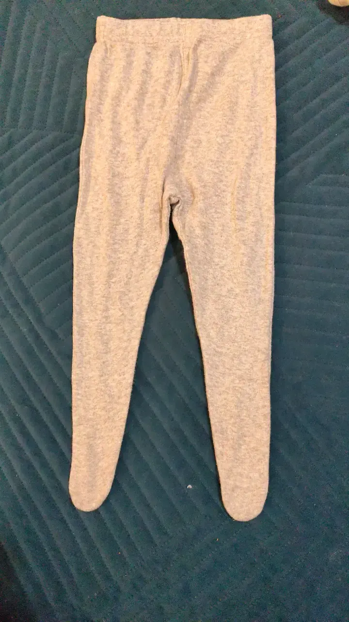 Pantalones de bebé gris unisex cómodos