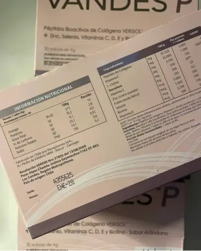 Colágeno Vandes Piel - Helvecia Pharma - miniatura 2