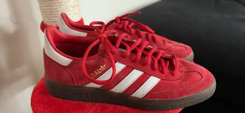 Zapatillas Adidas spezial rojas de gamuza - 1