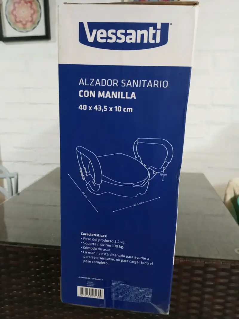 Alzador sanitario con manilla Vessanti - 2