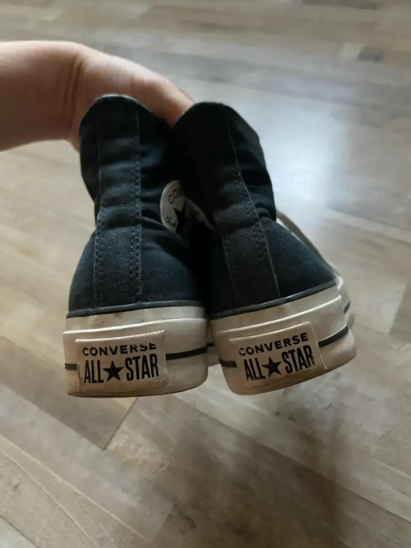 Zapatillas Converse All Star negras de lona 24 cm - 3