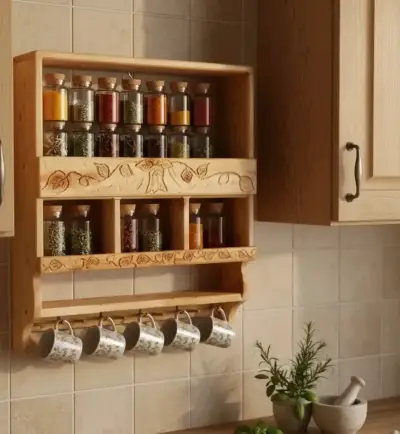 Especiero de Madera de Ciprés - miniatura 1