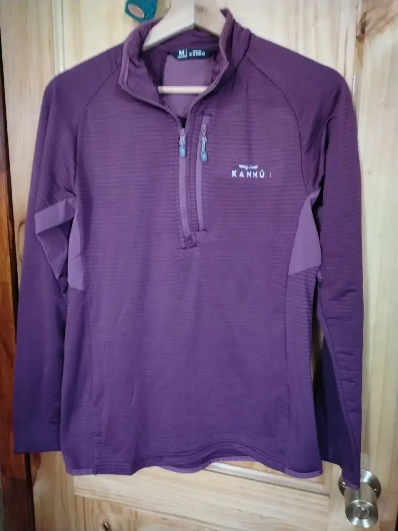 Polerón deportivo morado para mujer Kannú - 1