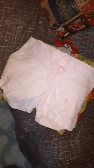 Shorts Rosados de algodón para mujer - miniatura 1