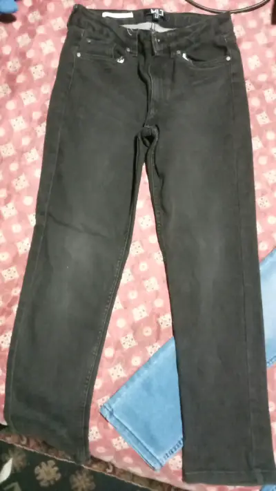 Jeans negros para niño talla 12 - miniatura 1