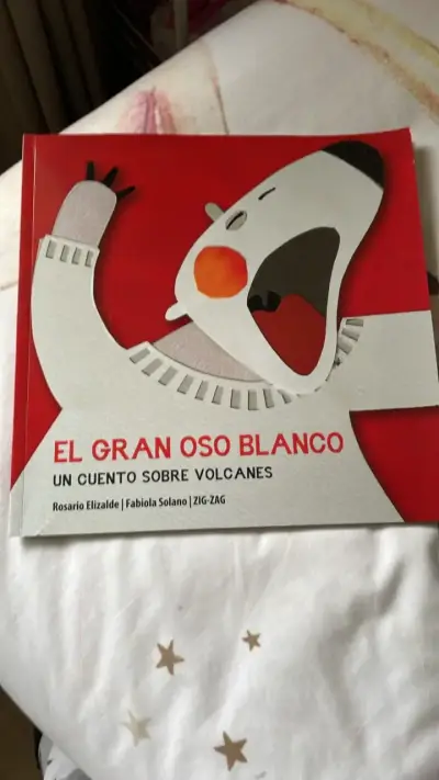 Libro infantil 'El Gran Oso Blanco' sobre volcanes - miniatura 1