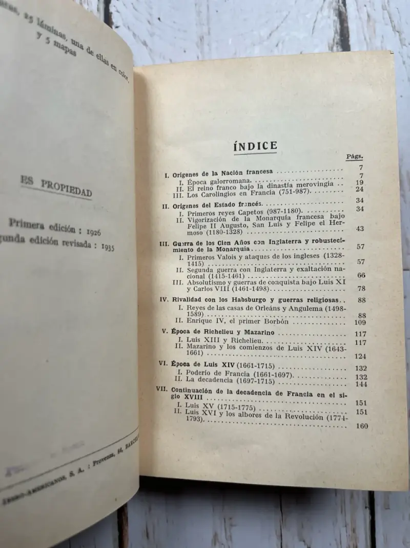 Historia de Francia de Prof. R. Sternfeld - 4