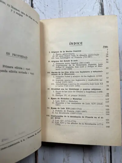 Historia de Francia de Prof. R. Sternfeld - miniatura 4