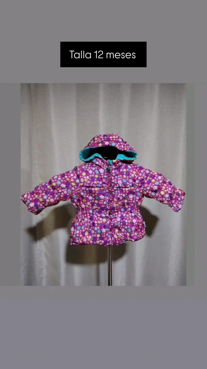 Chaqueta de invierno para bebé talla 12 meses