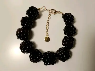 Pulsera artesanal de cuentas de mora - miniatura 3