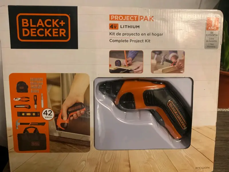 Kit de Proyecto Black+Decker 4V Lithium