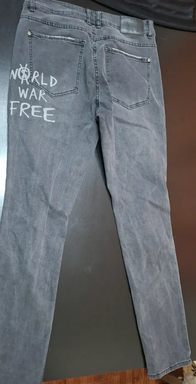 Jeans grises skinny para hombre - 2