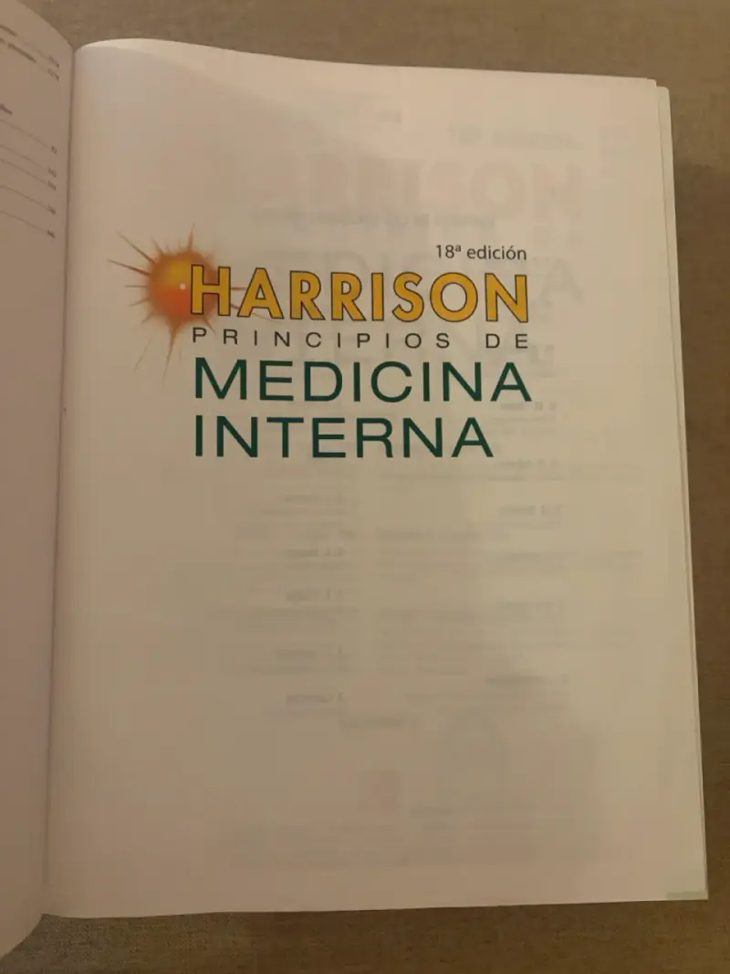 Libro Harrison Principios de Medicina Interna 18ª Edición - 2