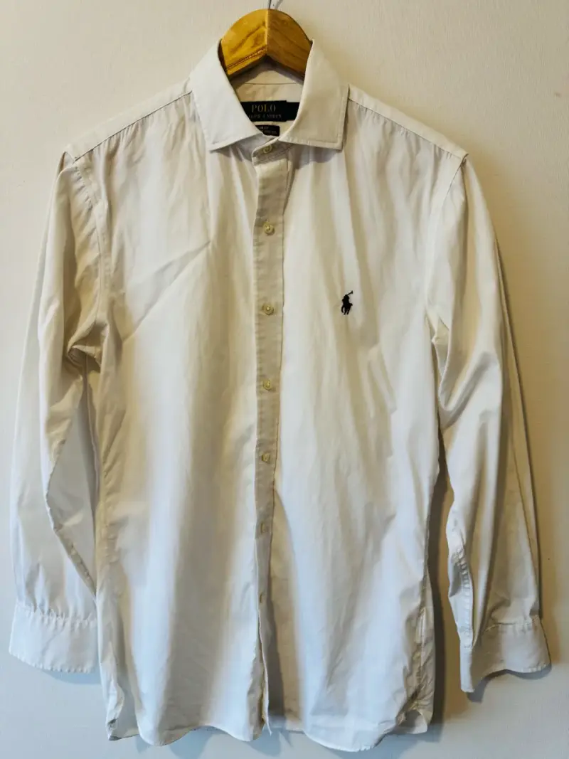 Camisa Polo Ralph Lauren Blanca Hombre