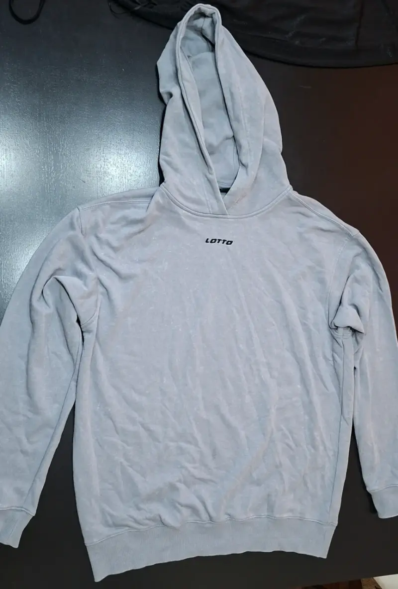Polerón con capucha Lotto gris unisex