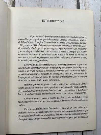 Mente y Cuerpo Aspectos Psicológicos y Filosóficos - miniatura 5