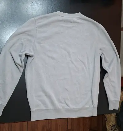 Polerón gris unisex de cuello redondo - miniatura 2