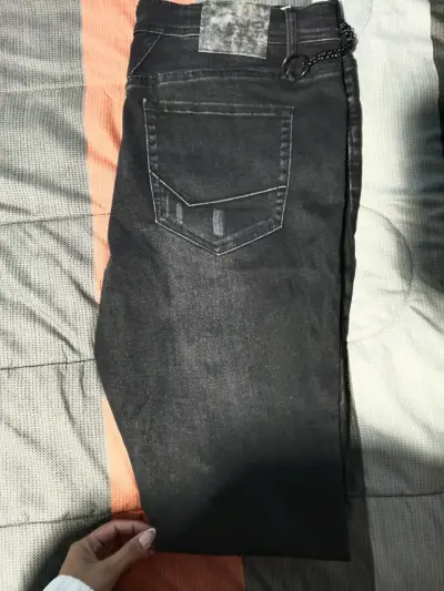 Jeans negros JJ Super Skinny Fit para hombre - miniatura 2