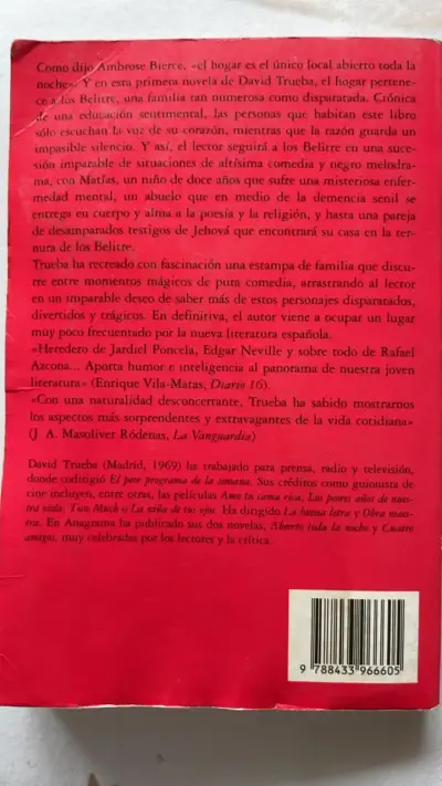 Libro 'Abierto toda la noche' de David Trueba - miniatura 2