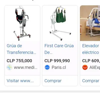 Grúa de transferencia para pacientes - miniatura 1