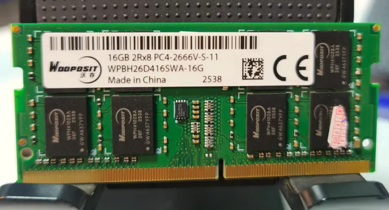 Memoria RAM 16GB 2666MHz Wooposit