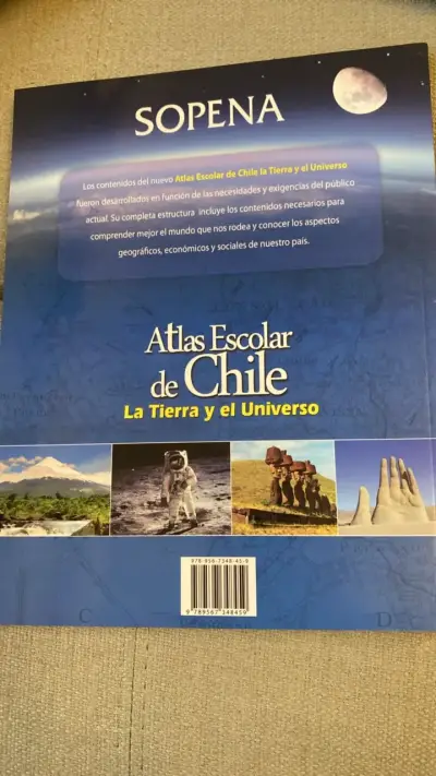 Atlas Escolar de Chile Sopena La Tierra y el Universo - miniatura 2