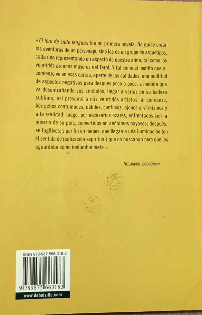 Libro 'El loro de siete lenguas' de Alejandro Jodorowsky - 2