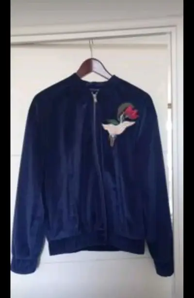 Chaqueta bomber azul talla M-L - miniatura 1
