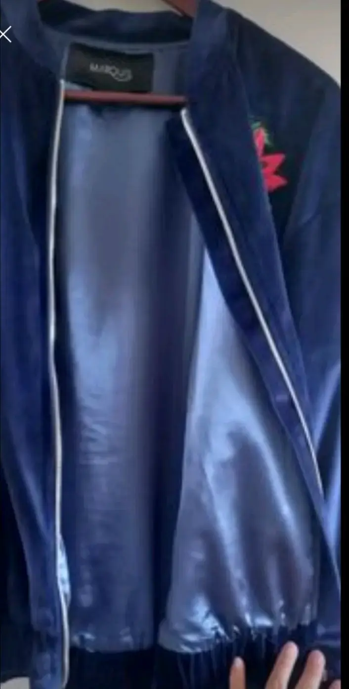 Chaqueta bomber azul talla M-L - 3