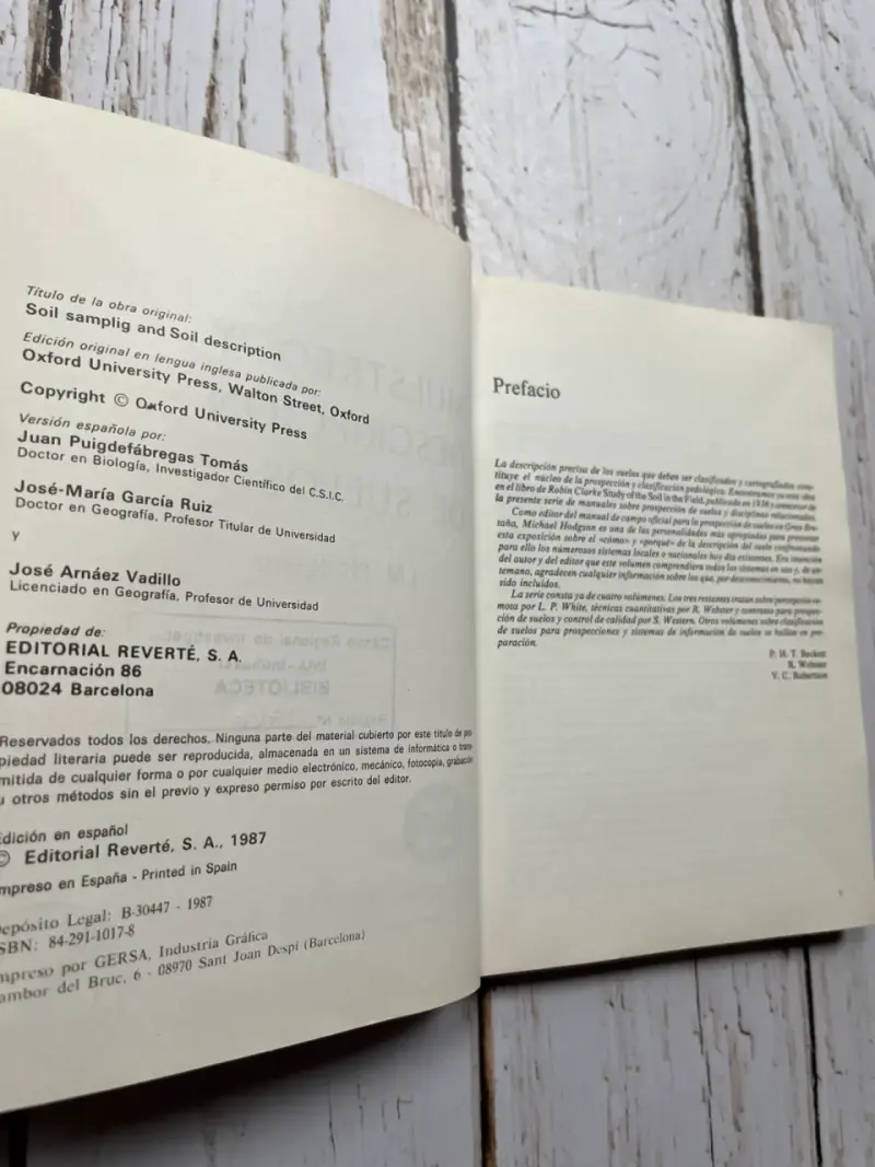 Muestreo y Descripción de Suelos de J.M. Hodgon - 3