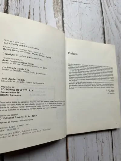 Muestreo y Descripción de Suelos de J.M. Hodgon - miniatura 3