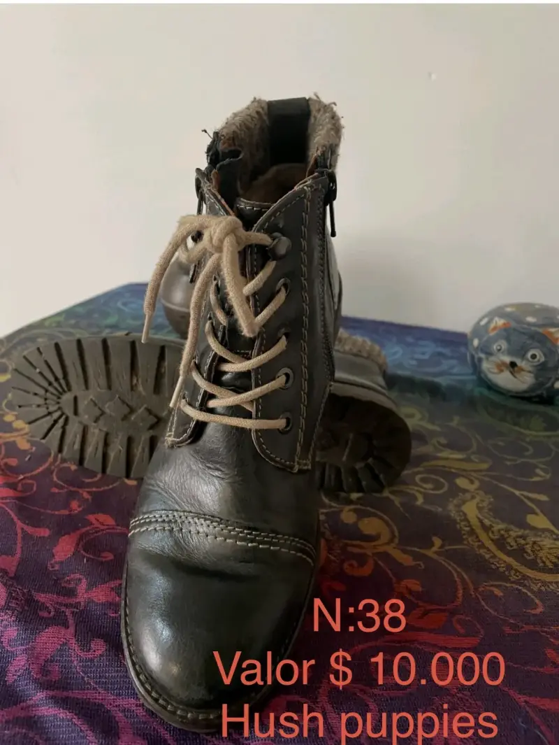 Botas de cuero Hush Puppies talla 38