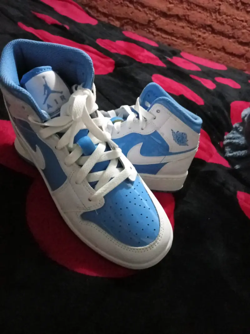 Zapatillas deportivas altas CELESTE CON BLANCO - 1