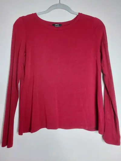 Polera manga larga roja Singolare - miniatura 1